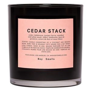 Boy Smells Cedar Stack Candle